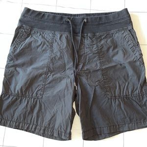 James Perse Mixed Media Parachute Poplin Shorts - Size 3 - Navy